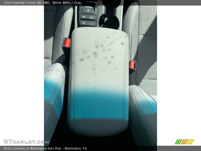 Winter White / Gray 2020 Hyundai Tucson SEL AWD