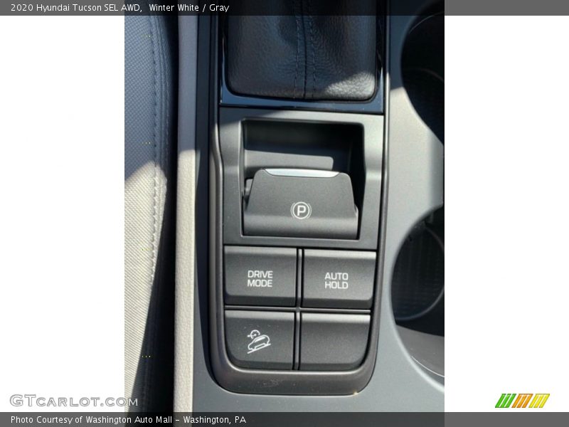 Winter White / Gray 2020 Hyundai Tucson SEL AWD