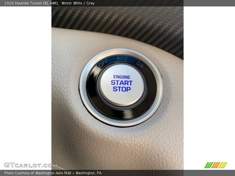 Winter White / Gray 2020 Hyundai Tucson SEL AWD