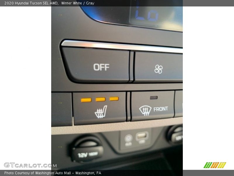 Winter White / Gray 2020 Hyundai Tucson SEL AWD