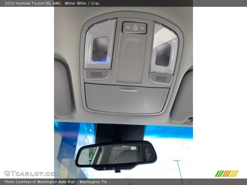 Winter White / Gray 2020 Hyundai Tucson SEL AWD