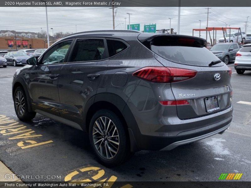 Magnetic Force Metallic / Gray 2020 Hyundai Tucson SEL AWD