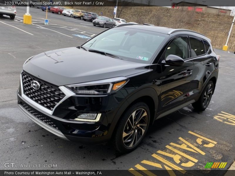 Black Noir Pearl / Gray 2020 Hyundai Tucson Sport AWD