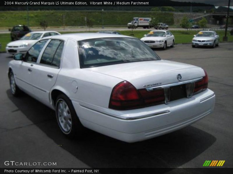 Vibrant White / Medium Parchment 2004 Mercury Grand Marquis LS Ultimate Edition