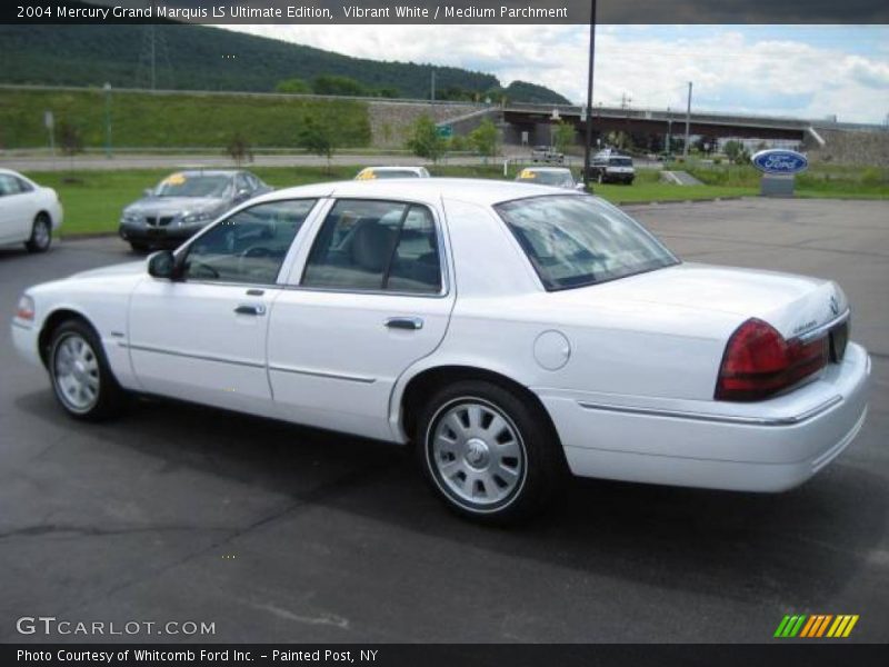 Vibrant White / Medium Parchment 2004 Mercury Grand Marquis LS Ultimate Edition