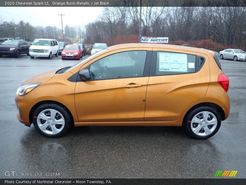 Orange Burst Metallic / Jet Black 2020 Chevrolet Spark LS