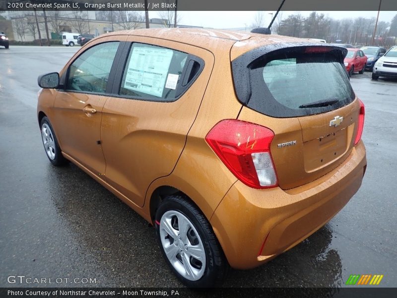 Orange Burst Metallic / Jet Black 2020 Chevrolet Spark LS