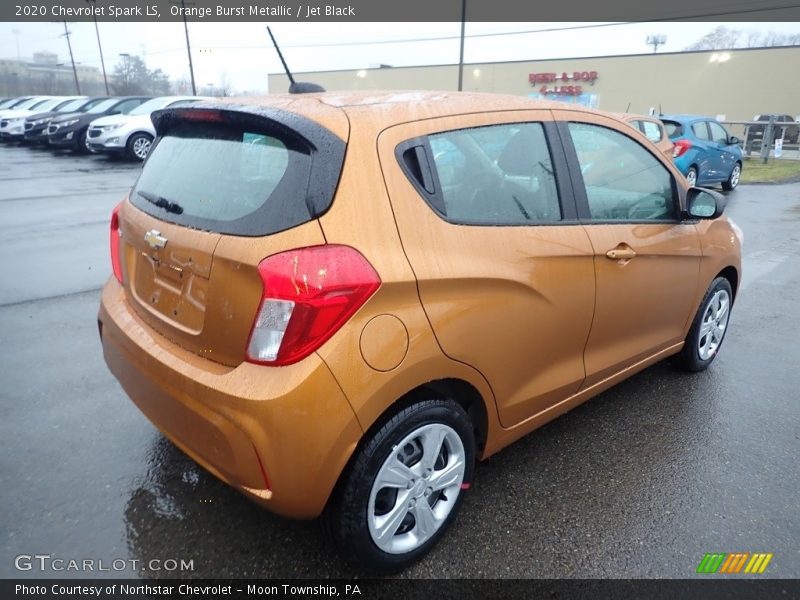 Orange Burst Metallic / Jet Black 2020 Chevrolet Spark LS