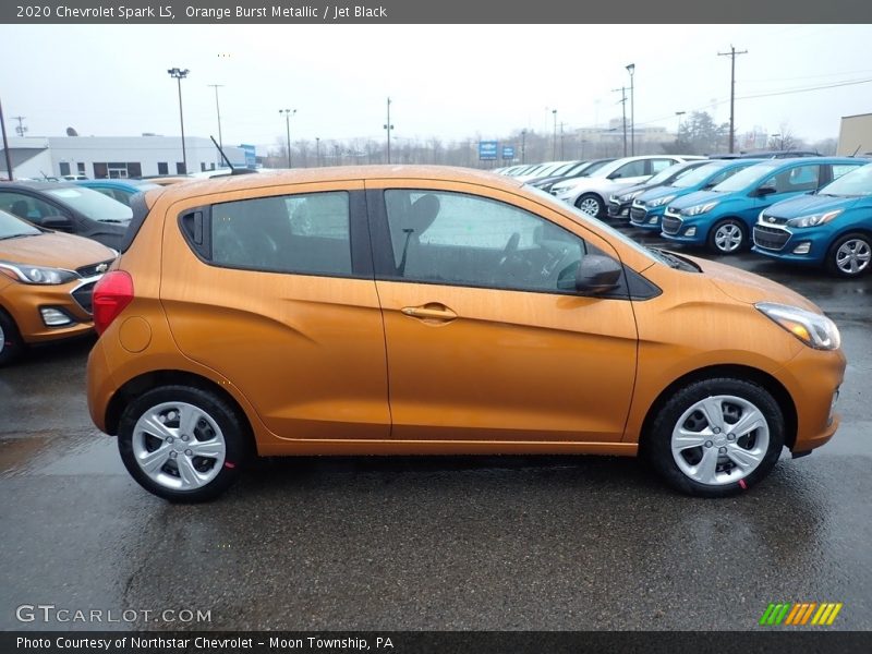 Orange Burst Metallic / Jet Black 2020 Chevrolet Spark LS