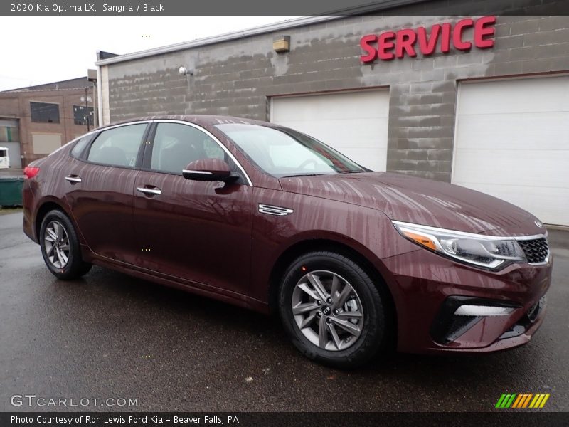 Sangria / Black 2020 Kia Optima LX