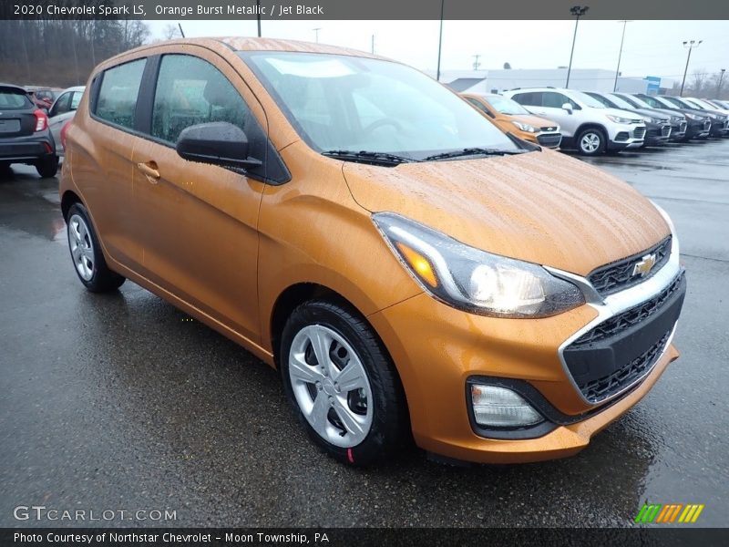 Orange Burst Metallic / Jet Black 2020 Chevrolet Spark LS