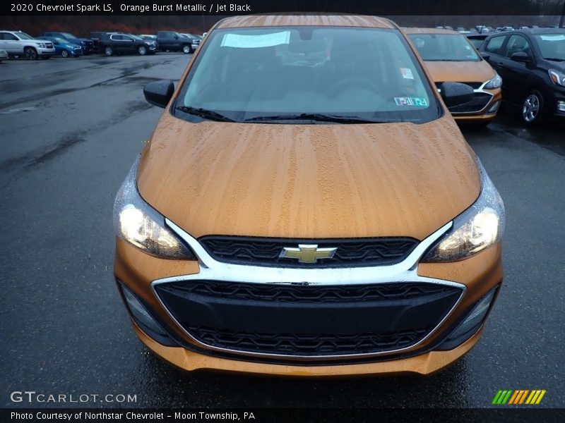 Orange Burst Metallic / Jet Black 2020 Chevrolet Spark LS