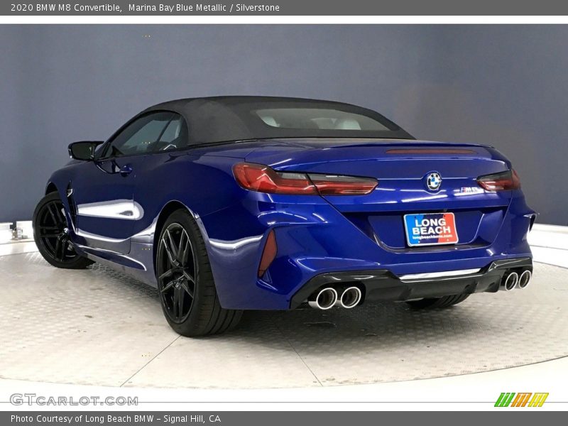 Marina Bay Blue Metallic / Silverstone 2020 BMW M8 Convertible