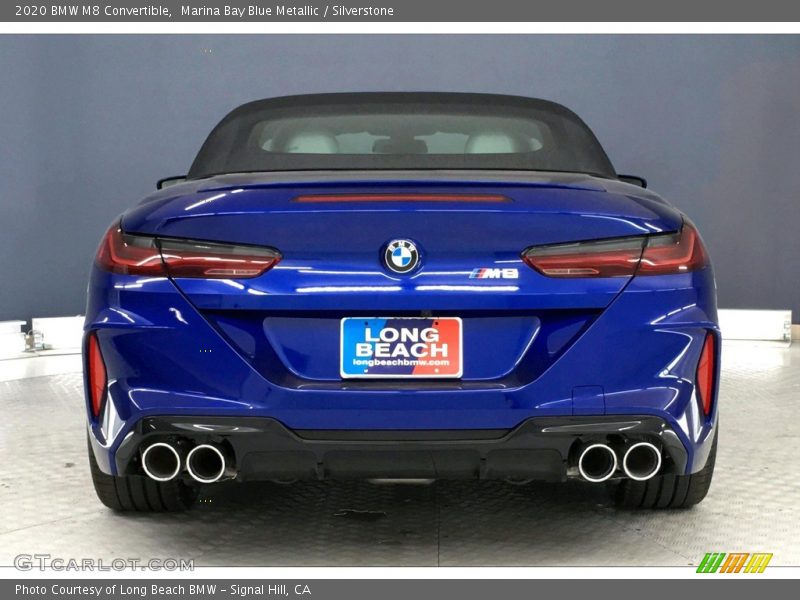 Marina Bay Blue Metallic / Silverstone 2020 BMW M8 Convertible