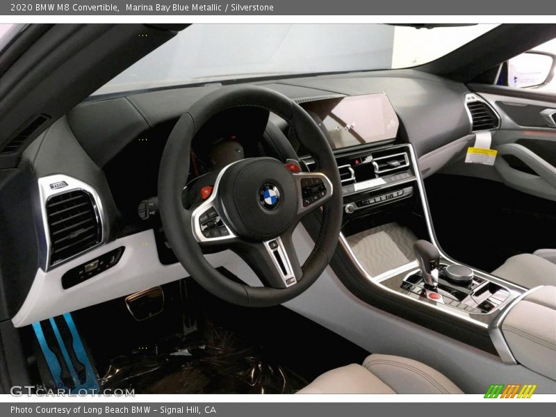 Marina Bay Blue Metallic / Silverstone 2020 BMW M8 Convertible