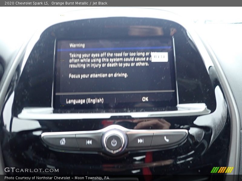 Orange Burst Metallic / Jet Black 2020 Chevrolet Spark LS