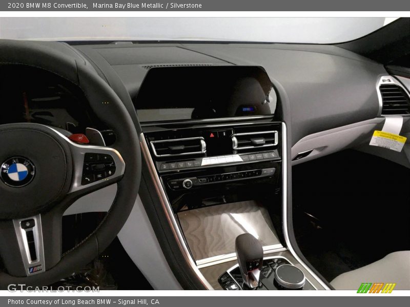 Marina Bay Blue Metallic / Silverstone 2020 BMW M8 Convertible