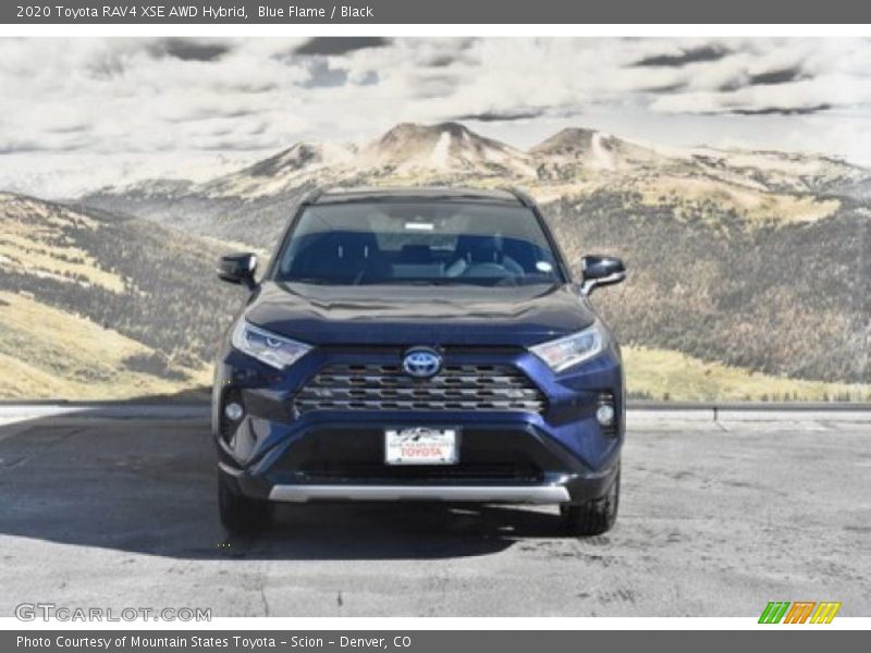 Blue Flame / Black 2020 Toyota RAV4 XSE AWD Hybrid