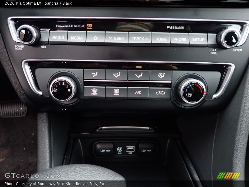 Sangria / Black 2020 Kia Optima LX