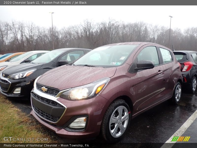 Passion Fruit Metallic / Jet Black 2020 Chevrolet Spark LS