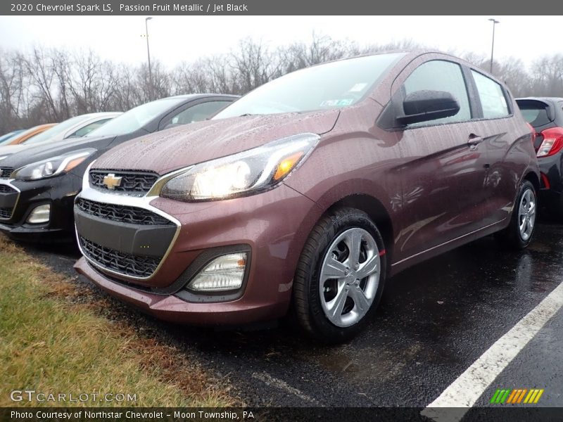 Passion Fruit Metallic / Jet Black 2020 Chevrolet Spark LS