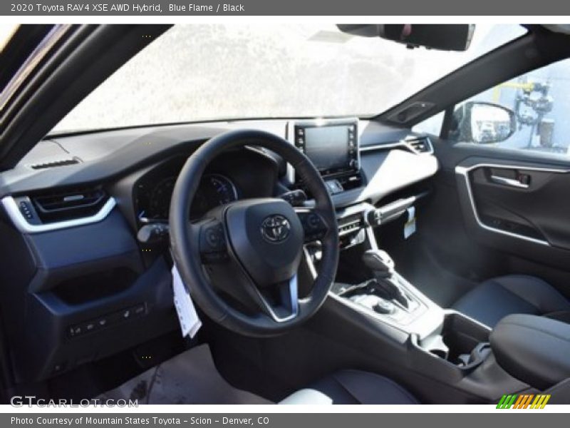 Blue Flame / Black 2020 Toyota RAV4 XSE AWD Hybrid