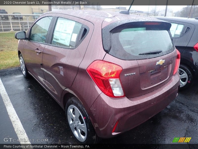 Passion Fruit Metallic / Jet Black 2020 Chevrolet Spark LS