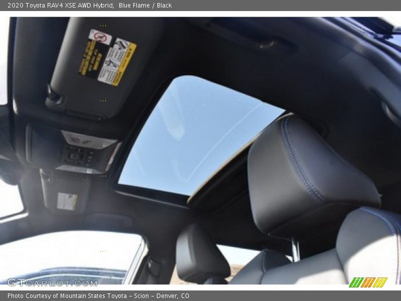 Blue Flame / Black 2020 Toyota RAV4 XSE AWD Hybrid