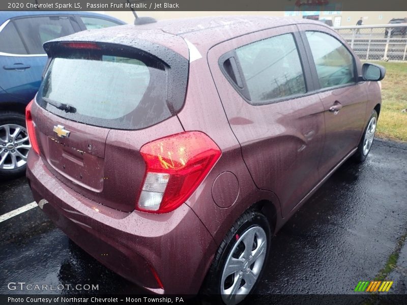 Passion Fruit Metallic / Jet Black 2020 Chevrolet Spark LS