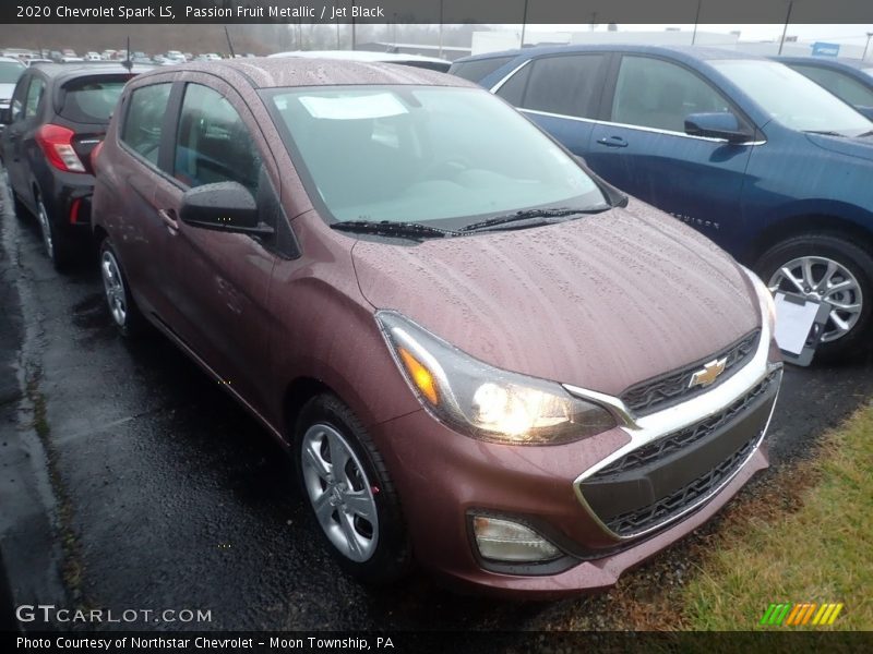 Passion Fruit Metallic / Jet Black 2020 Chevrolet Spark LS