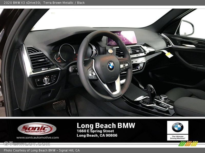 Terra Brown Metallic / Black 2020 BMW X3 sDrive30i