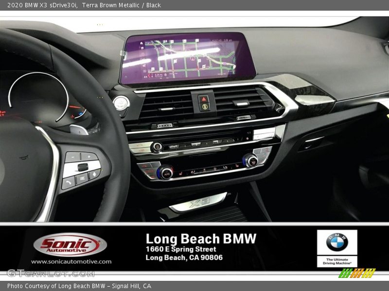 Terra Brown Metallic / Black 2020 BMW X3 sDrive30i
