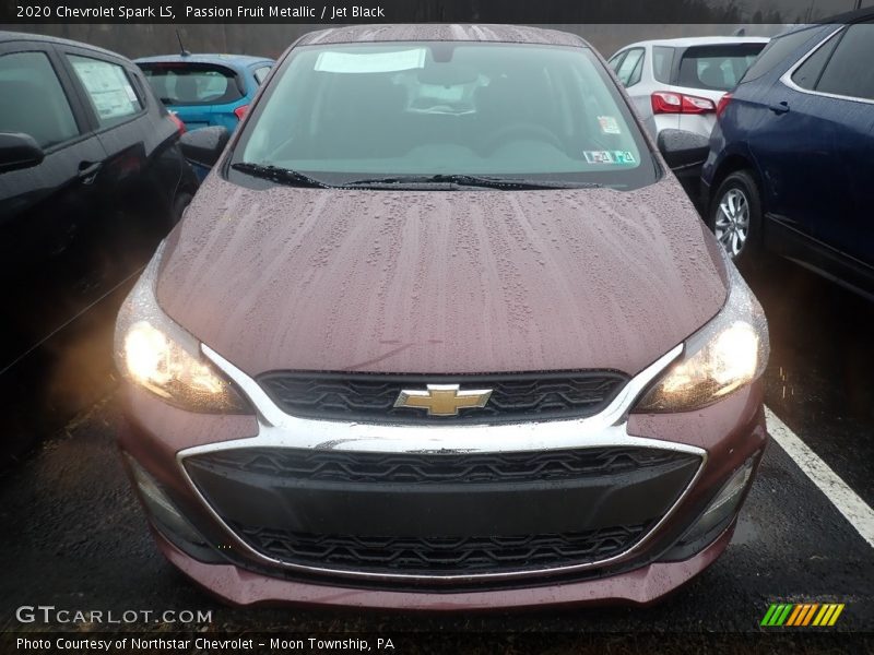 Passion Fruit Metallic / Jet Black 2020 Chevrolet Spark LS