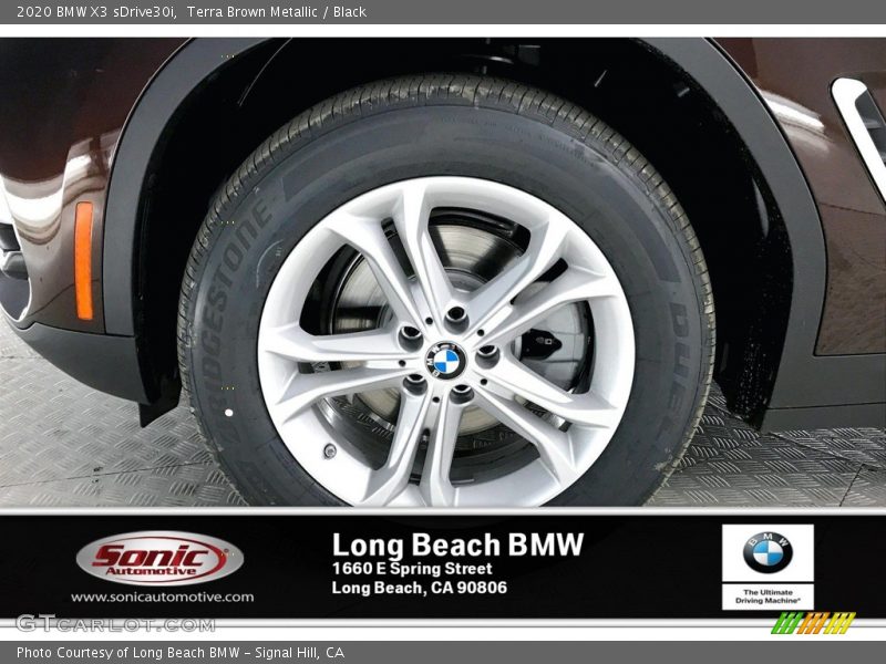Terra Brown Metallic / Black 2020 BMW X3 sDrive30i
