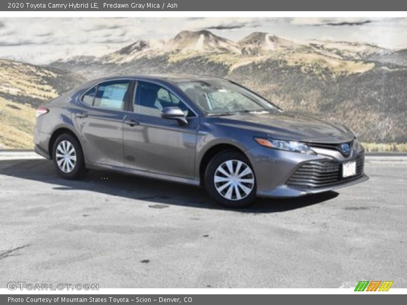 Predawn Gray Mica / Ash 2020 Toyota Camry Hybrid LE