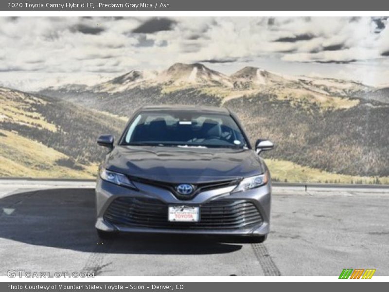 Predawn Gray Mica / Ash 2020 Toyota Camry Hybrid LE