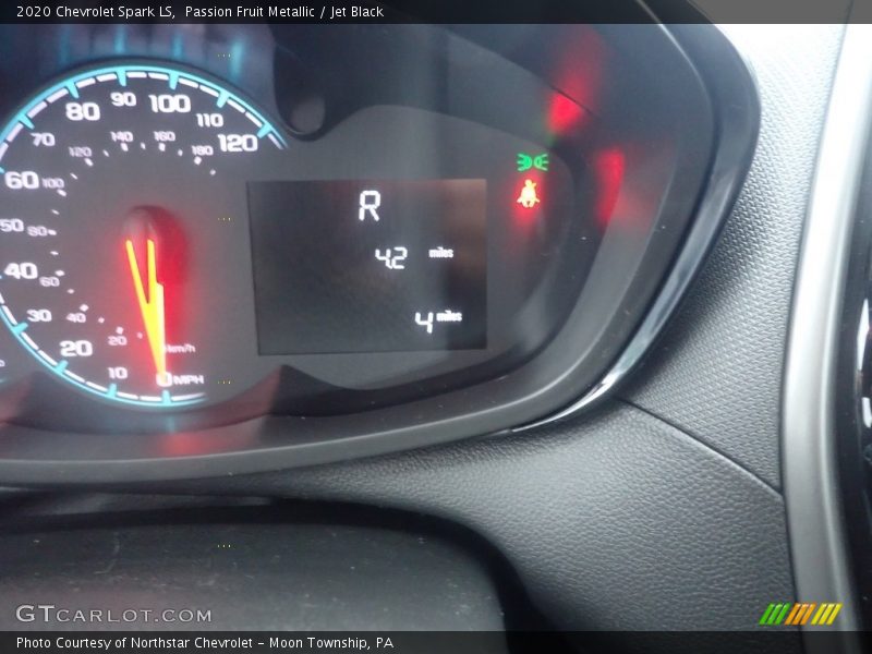 Passion Fruit Metallic / Jet Black 2020 Chevrolet Spark LS