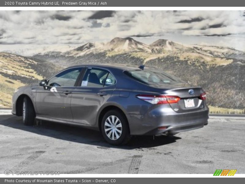 Predawn Gray Mica / Ash 2020 Toyota Camry Hybrid LE