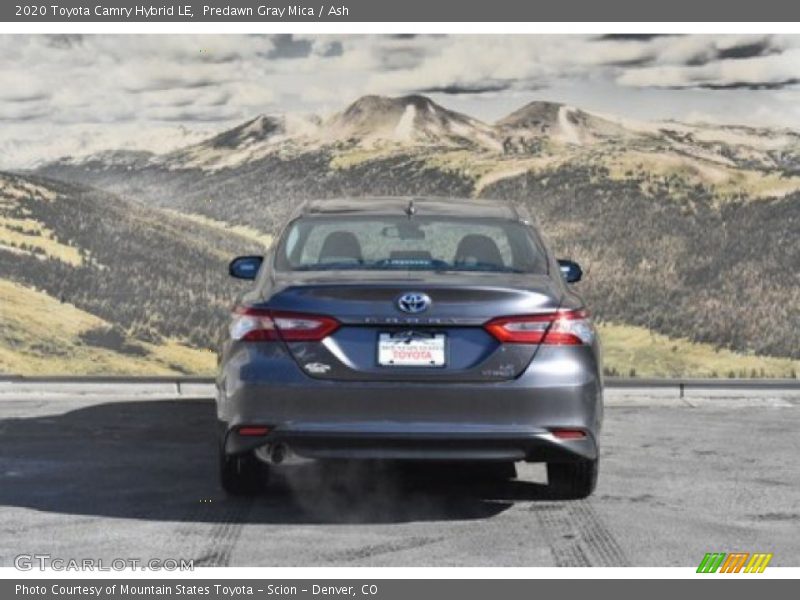 Predawn Gray Mica / Ash 2020 Toyota Camry Hybrid LE