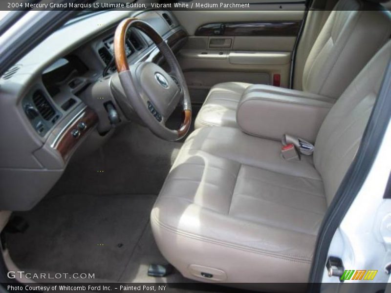 Vibrant White / Medium Parchment 2004 Mercury Grand Marquis LS Ultimate Edition