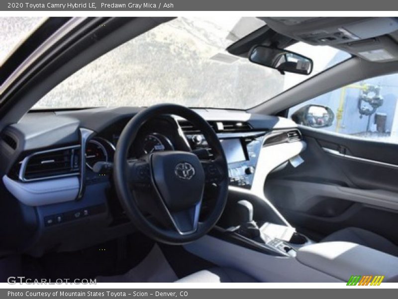 Predawn Gray Mica / Ash 2020 Toyota Camry Hybrid LE