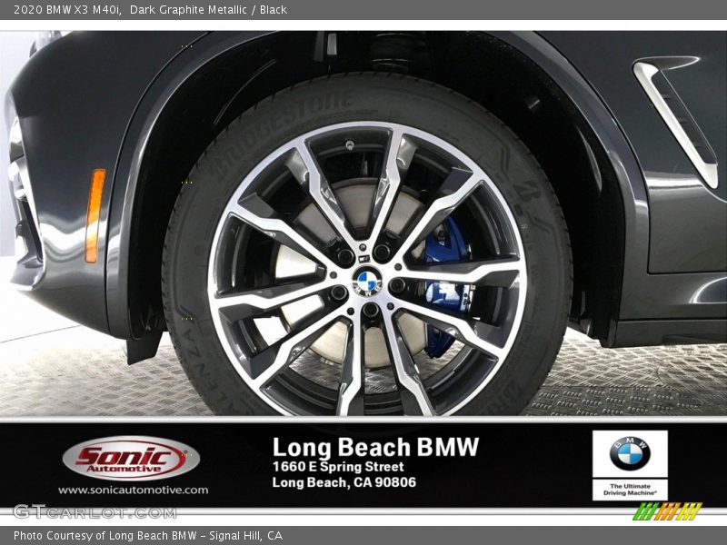Dark Graphite Metallic / Black 2020 BMW X3 M40i