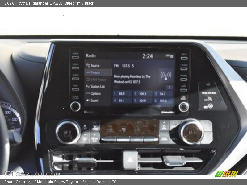 Blueprint / Black 2020 Toyota Highlander L AWD