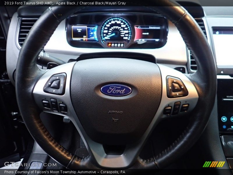Agate Black / Charcoal Black/Mayan Gray 2019 Ford Taurus SHO AWD