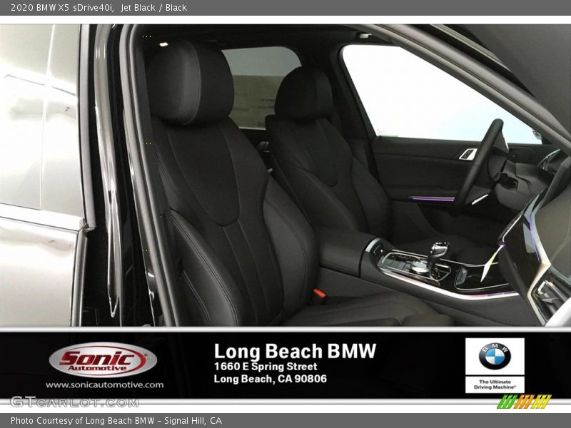 Jet Black / Black 2020 BMW X5 sDrive40i