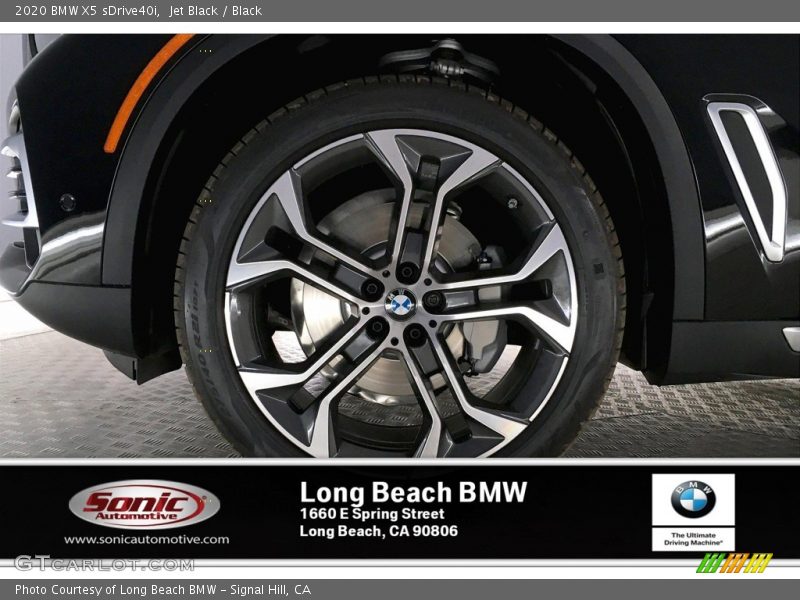 Jet Black / Black 2020 BMW X5 sDrive40i