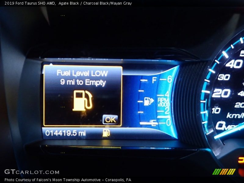 Agate Black / Charcoal Black/Mayan Gray 2019 Ford Taurus SHO AWD