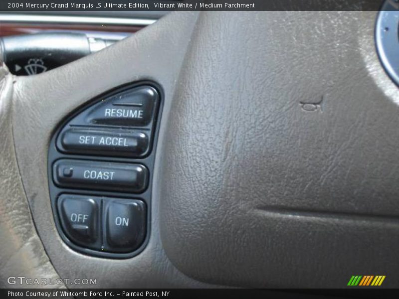 Vibrant White / Medium Parchment 2004 Mercury Grand Marquis LS Ultimate Edition