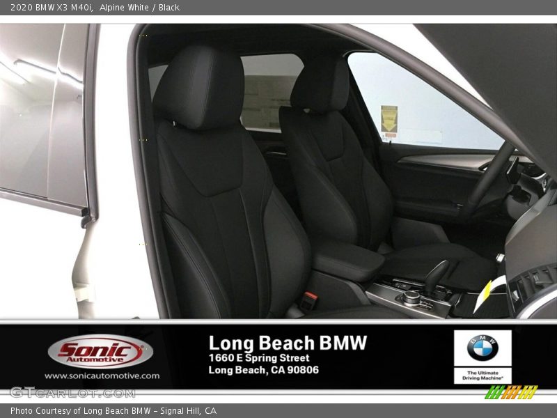 Alpine White / Black 2020 BMW X3 M40i