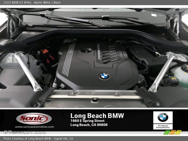 Alpine White / Black 2020 BMW X3 M40i